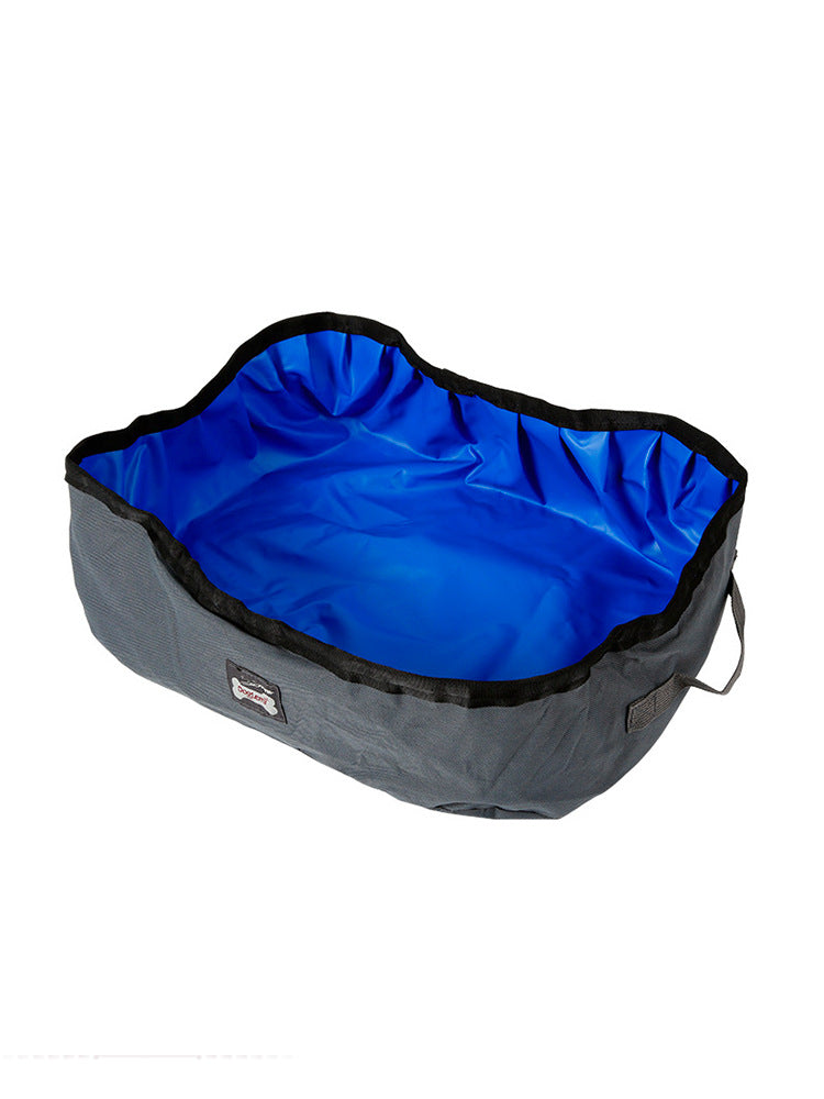 Boîte à litière pour chat pliante portable hors de la voiture grande boîte à litière pour chat en plein air sortie de voyage chat toilette chat fournitures