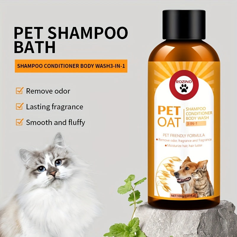 Shampoing Chien Chat 3 en 1 - Avoine Parfum Frais