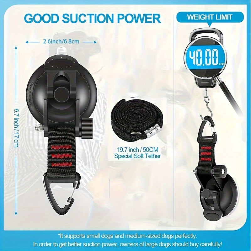 Attache Bain Chien - Ventouse Sécurisée Toilettage