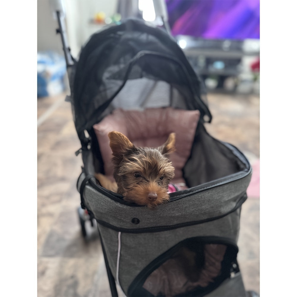 Poussette chien chat petite taille 15kg maxi