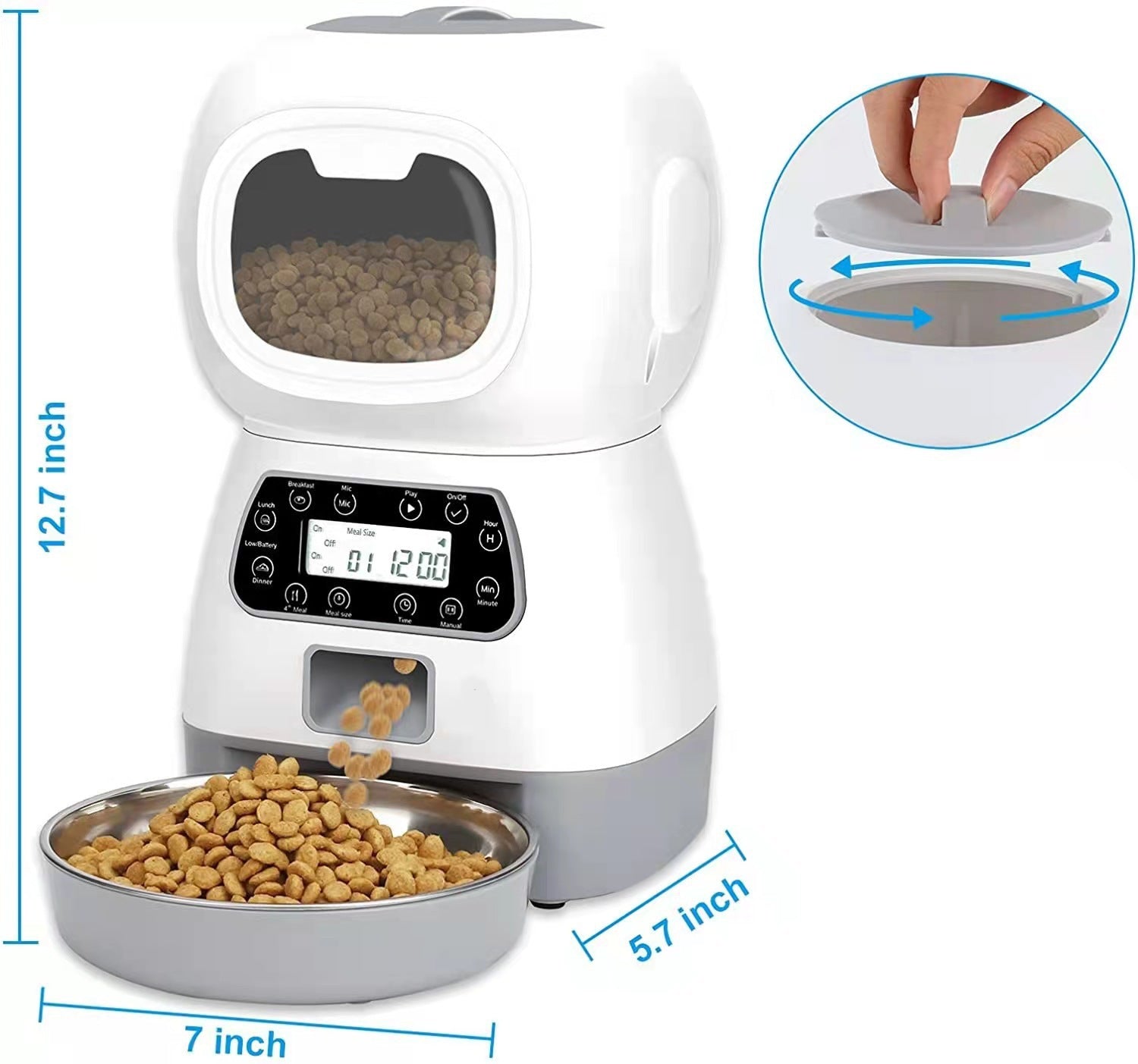 Elf Pet Feeder Automatic Feeder Fixed-point Feeder Manual Feeding WiFi Feeder
