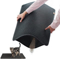 Cat Rubbing Mat Double-layer Leaking Sand Cat Litter Basin Falling Sand Mat Cat Toilet Set Sand Control Sand Mat