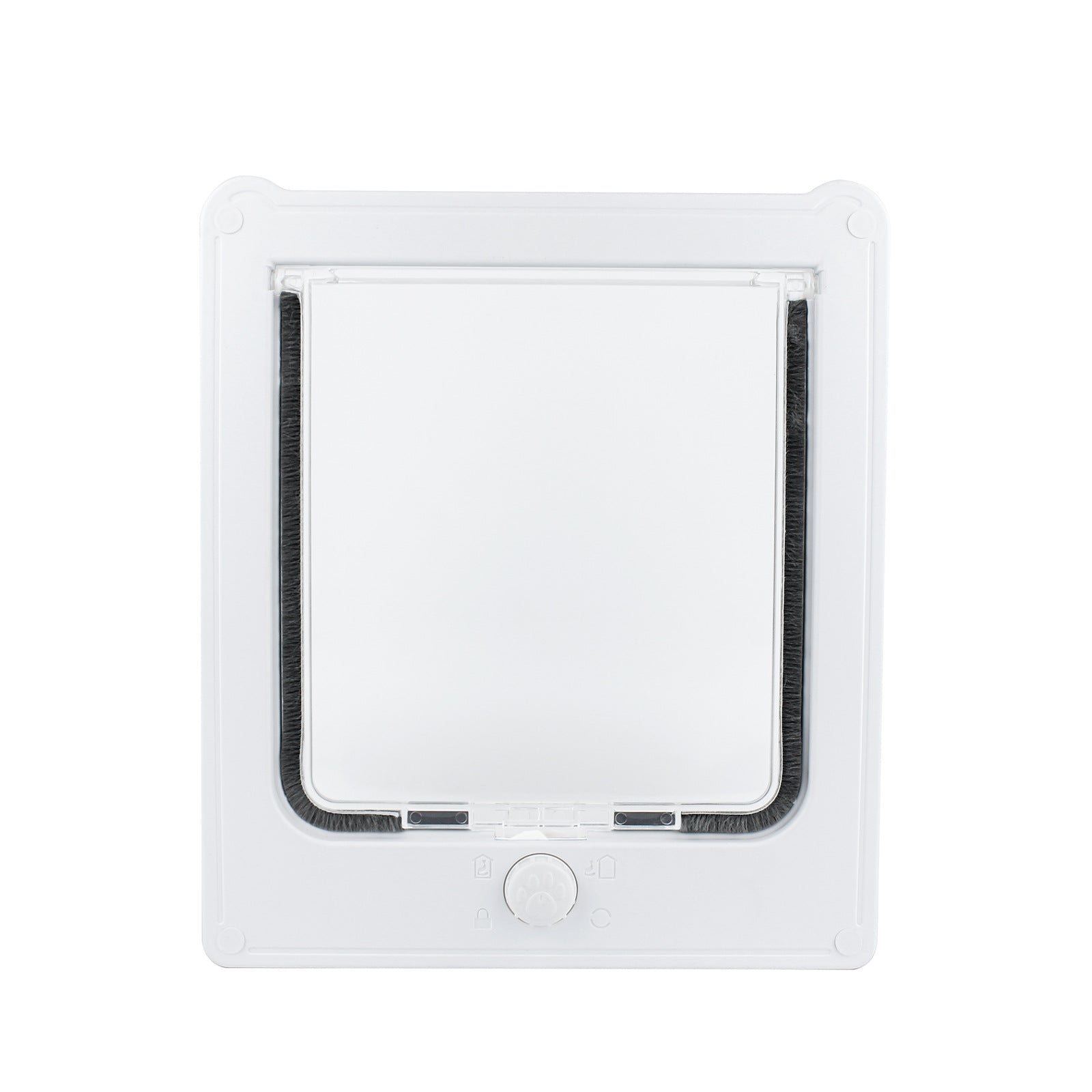 Nouvelles fournitures pour animaux de compagnie porte de chat porte de chien trou d'entrée et de sortie sans trou peut contrôler l'accès à la maison de chat chien Cage porte en bois pour animaux de compagnie