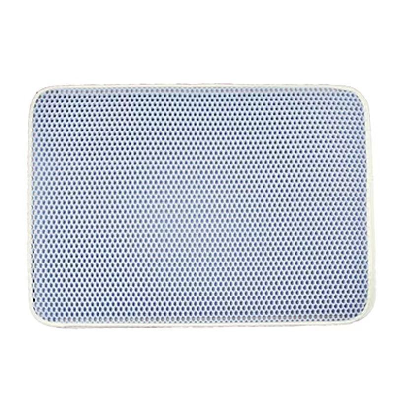 Cat Rubbing Mat Double-layer Leaking Sand Cat Litter Basin Falling Sand Mat Cat Toilet Set Sand Control Sand Mat