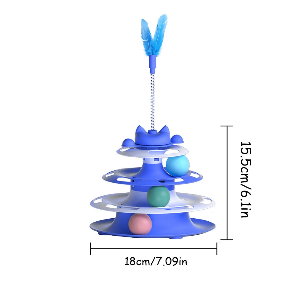 Jouet Chat Interactif - Stimulation Mentale & Physique