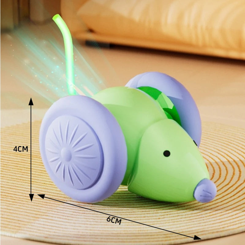 Souris Interactive Chat - Jouet Électronique Mouvement