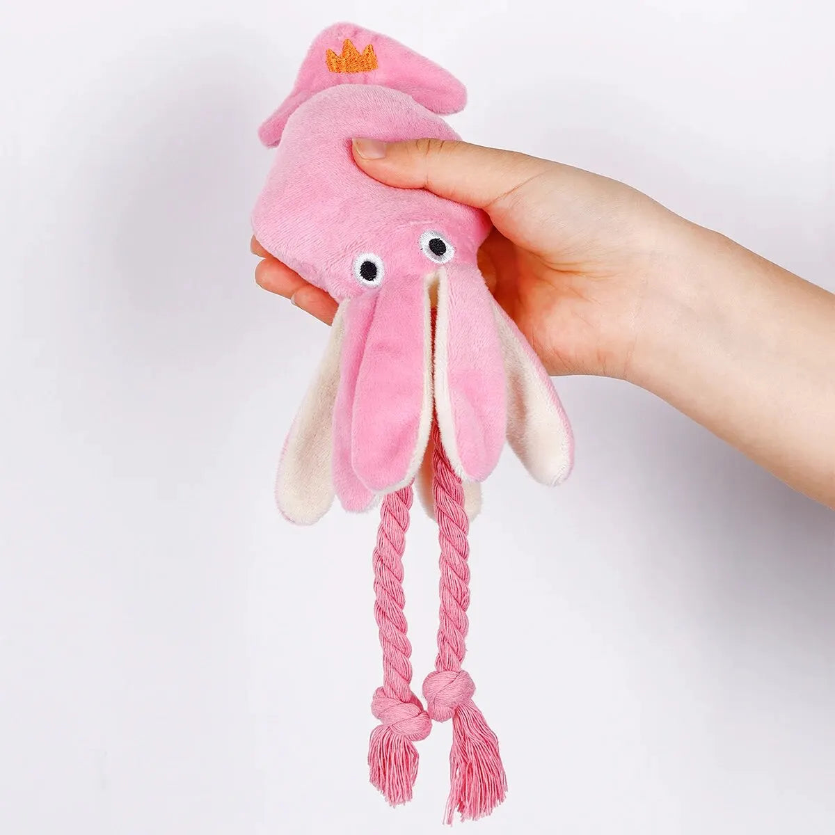 Pieuvre Peluche Chien - Jouet Tentacules Couineur