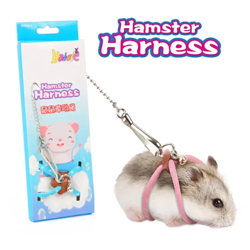 Harnais et laisse pour Hamster, rat ou autres petits rongeurs