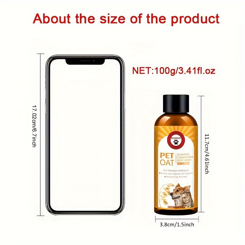 Shampoing Chien Chat 3 en 1 - Avoine Parfum Frais